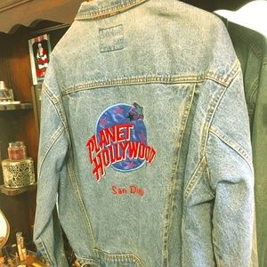 90s Denim Planet Hollywood Authentic Jacket